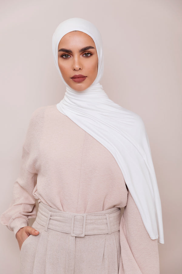 Ivory Instant Hijab | VOILE CHIC | Pre-Sewn Instant 