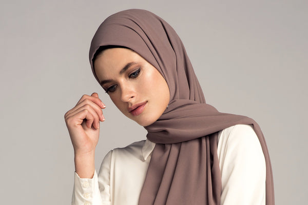 4 Easy Hijab Tutorials Using Non-Slip Chiffon!