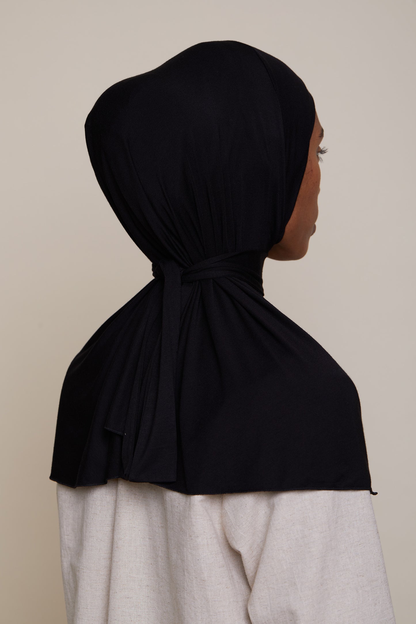 Instant Two-Piece Slip-On Hijab (Satin Lined)