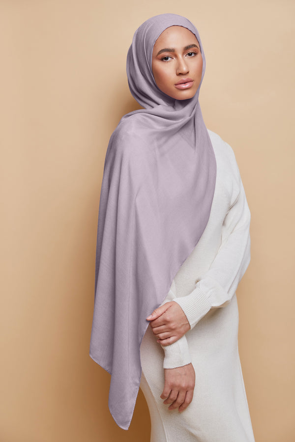 Breathable Modal Hijab - Muted Mauve