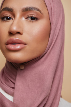 Breathable Modal Hijab - Rose