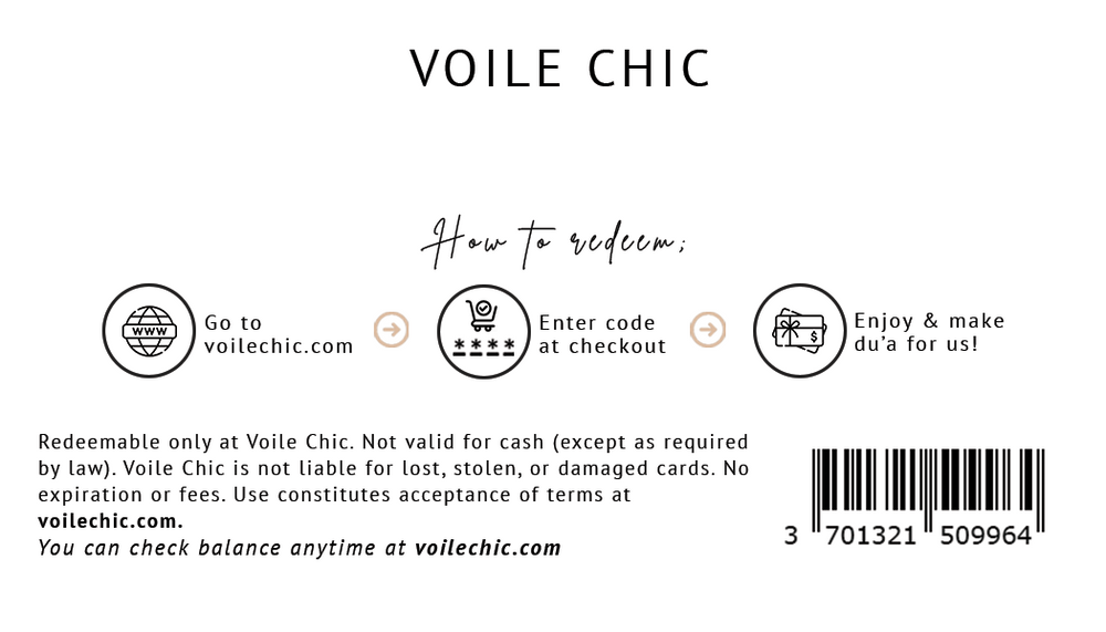 PHYSICAL GIFT CARD