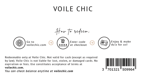 Physical gift card