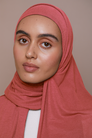 Bamboo Ribbed Jersey Hijab