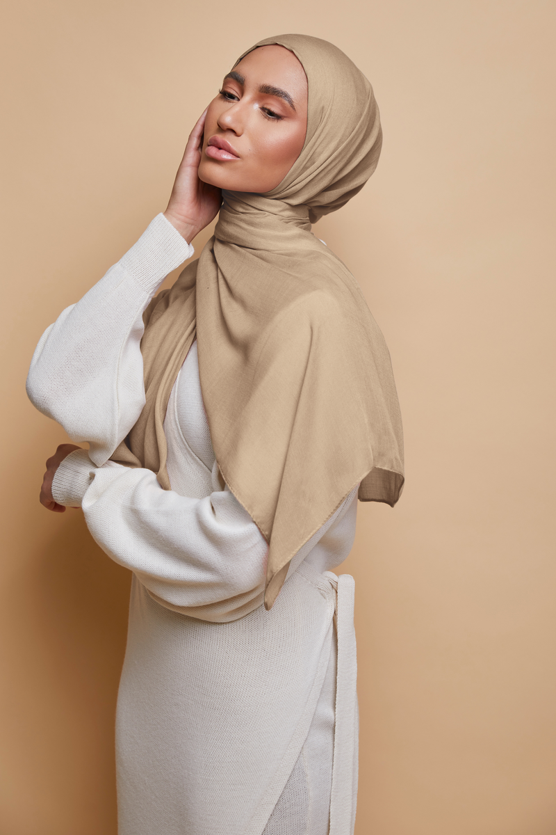 Breathable Modal Hijab - Cornstalk
