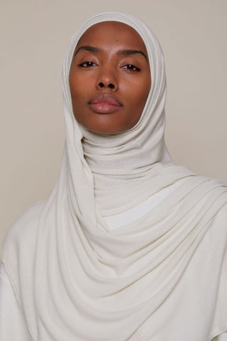 Instant Bamboo Ribbed Jersey Hijab