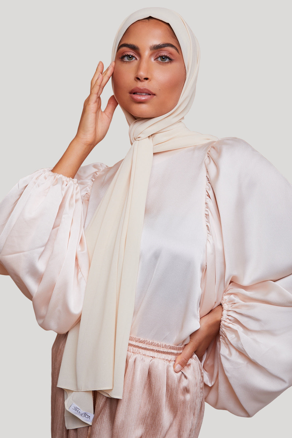 Voile Chic 3PCs Premium Non-Slip Chiffon Hijabs For Women - Stylish Wrap Voile Chic 3PCs Premium Non-Slip Chiffon Hijabs For Women - Stylish Wrap