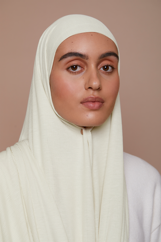 Bamboo Ribbed Jersey Hijab