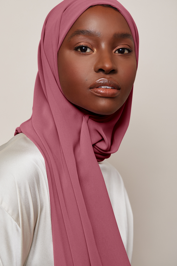 Luxury Chiffon Hijab - Fuchsia