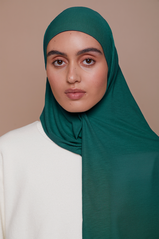 Bamboo Ribbed Jersey Hijab