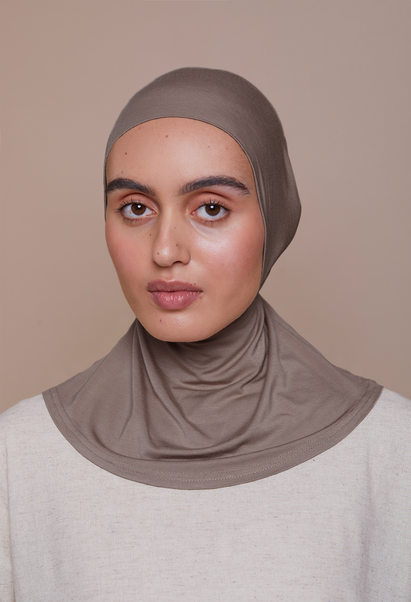 Full Coverage Underscarf (Bamboo)  Earth Grey