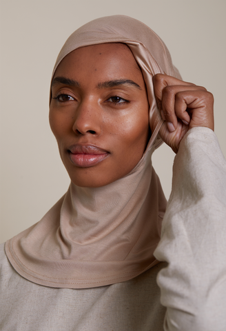 Satin-Lined Full Coverage Underscarf (Bamboo)