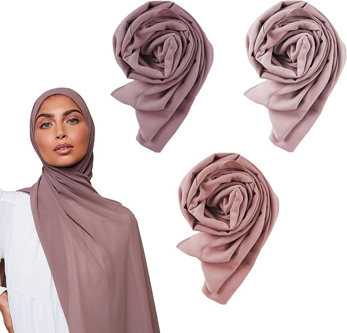 BUNDLE OF 3 - PREMIUM CHIFFON HIJABS