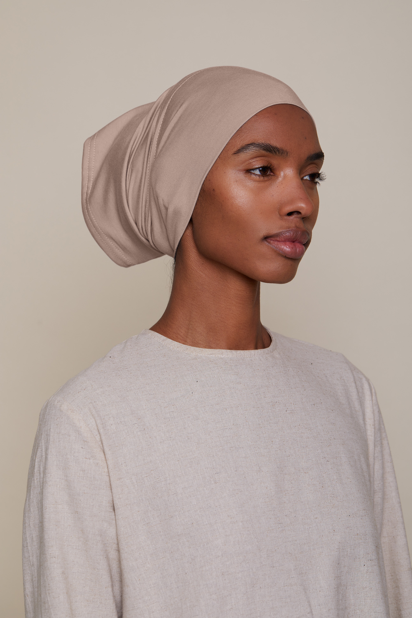 Instant Two-Piece Slip-On Hijab (Satin Lined)