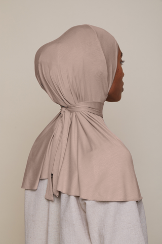 Instant Two-Piece Slip-On Hijab (Satin Lined)