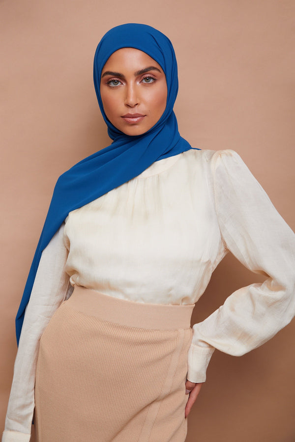 Premium Chiffon Hijab - Aegean