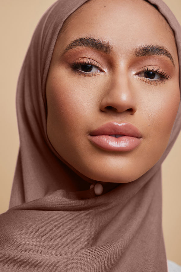 Breathable Modal Hijab - Muted Russet