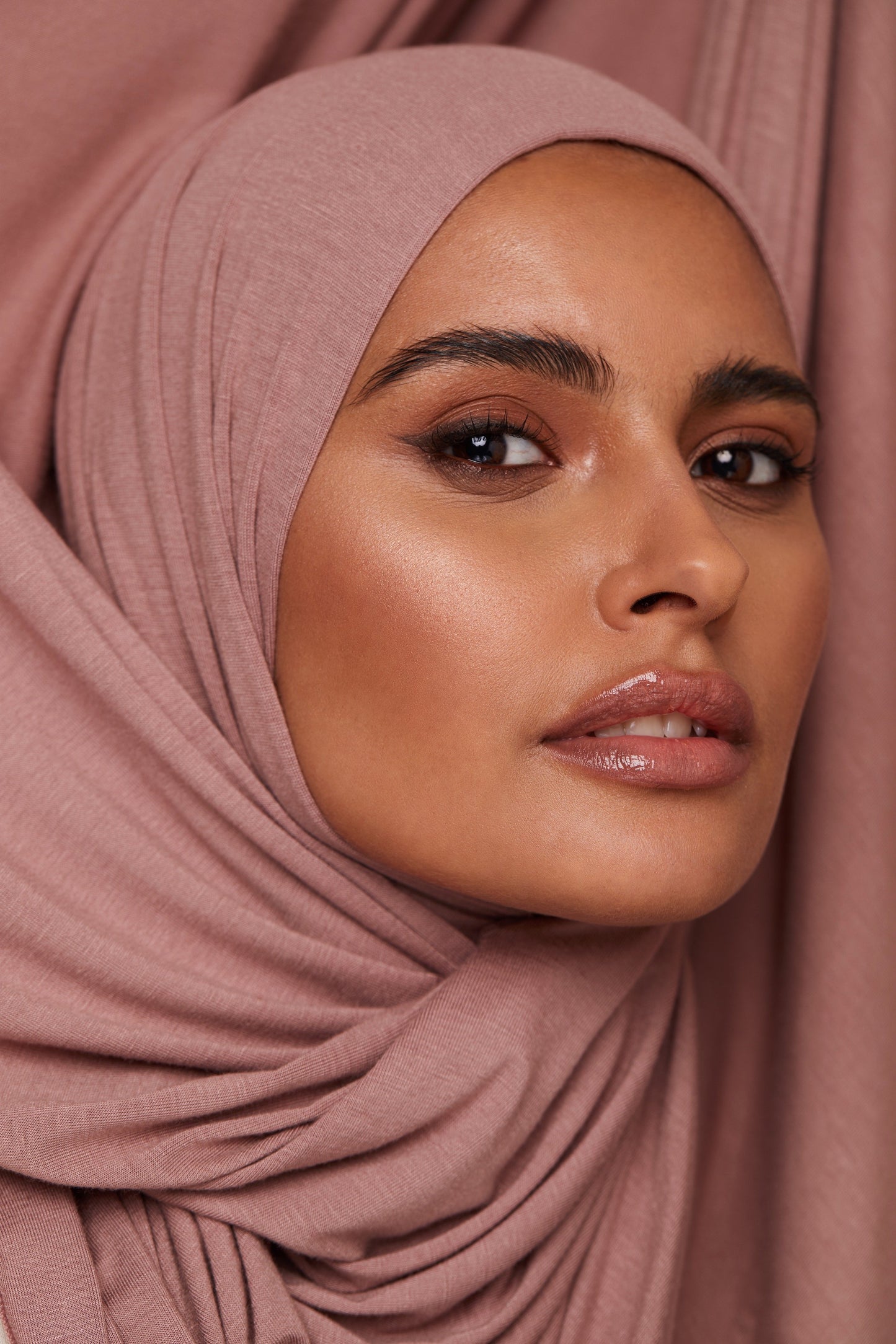 Dusty Rose Premium Jersey Hijab | VOILE CHIC | Jersey Hijab