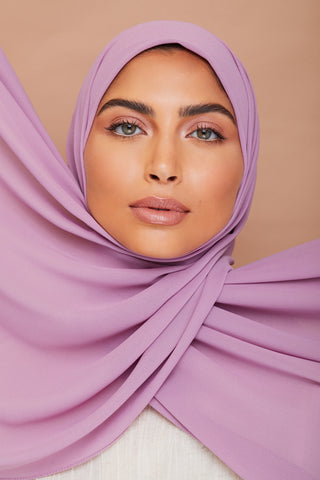 Premium Chiffon Hijab - Mauve
