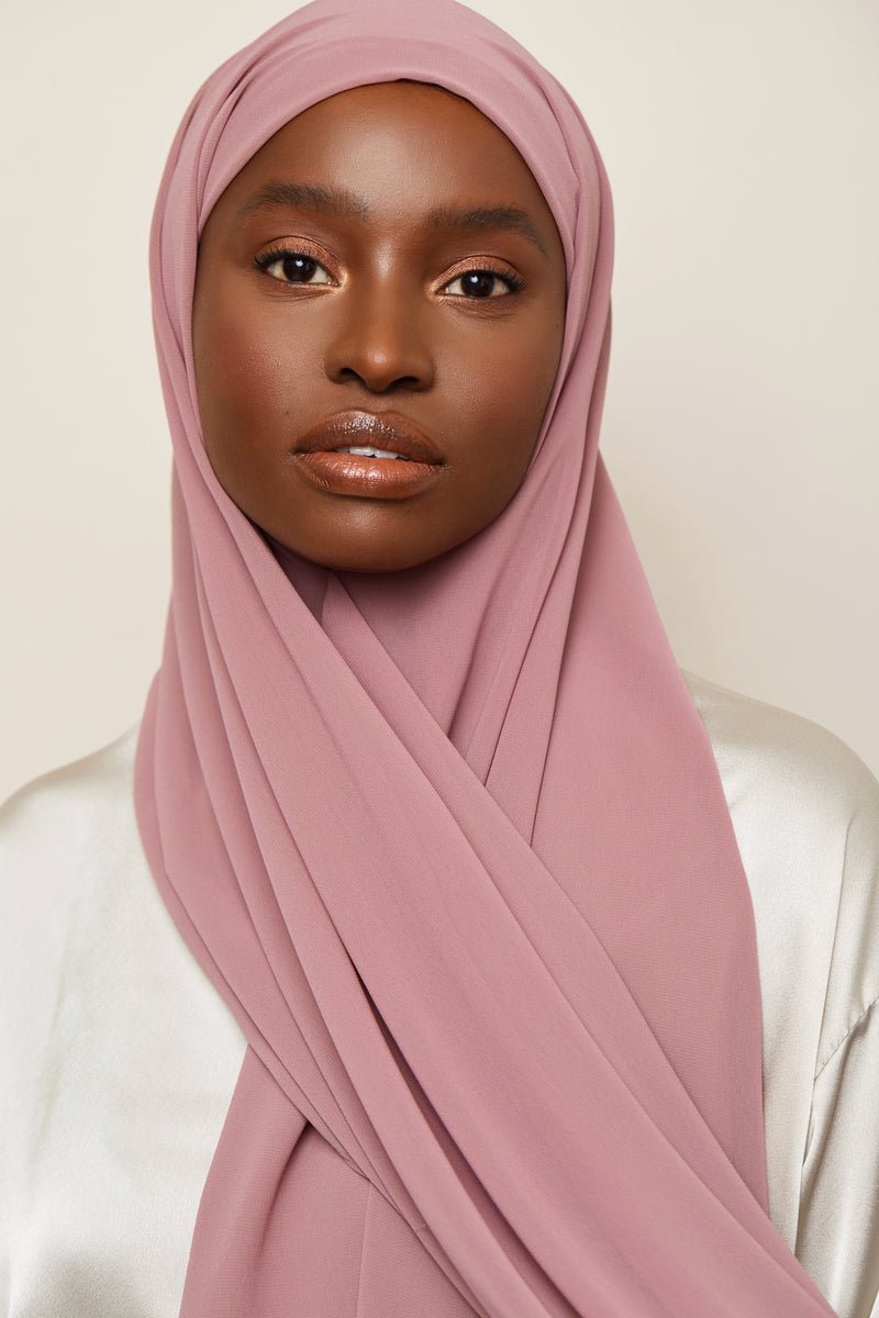 Blush  Luxury Chiffon  Hijab | VOILE CHIC | Chiffon Hijab