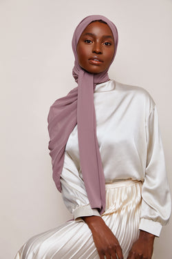 Rose Taupe Luxury Chiffon Hijab | VOILE CHIC | Chiffon Hijab
