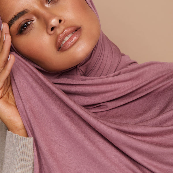 LuxHijabs Luxe Jersey Hijab - Burnt Rose